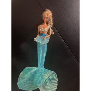 Vintage Barbie 1991 Magical Mermaid Barbie With Glittery